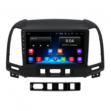 Штатная магнитола Lesko Hyundai Santa Fe II 2005-2010 9" 2/32Gb/ Wi-Fi Optima GPS Android