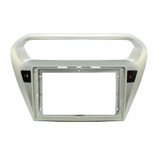 Переходная рамка Lesko для Peugeot 301 2012-2016/Citroen Elysee 14-17 (TK 0070) 9" Серый