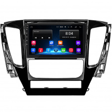 Штатная магнитола Lesko Mitsubishi Pajero Sport III 2015-2021 г 9" 2/32Gb Wi-Fi GPS Base (10889-59521)