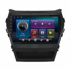 Штатная автомобильная магнитола Lesko Hyundai Santa Fe (2012-2018 гг) 9" 4+64GB 4G+CarPlay Android Premium