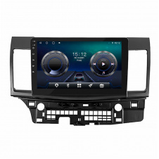 Штатная автомагнитола Lesko Mitsubishi Lancer X (2007-2017 гг.) 10.1" 2+32 Gb 4G Premium GPS Android