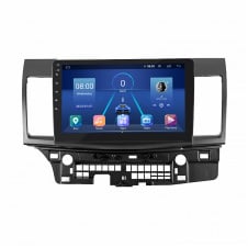 Штатная магнитола Lesko для Mitsubishi Lancer X 2007-2017 экран 10.1" 2/32Gb/ 4G/ Premium GPS Android