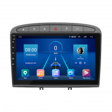 Штатная магнитола Lesko Peugeot 408 I Рестайлинг 2017-н.в. 9" 2/32Gb Grey/ Wi-Fi Optima GPS Android (9478-35139)