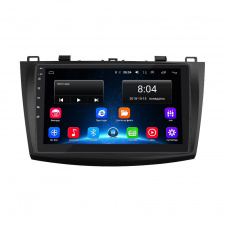 Штатная магнитола Lesko для Mazda 3 II (BL) Рестайлинг 2011-2013 экран 9" 2/32Gb/ Wi-Fi GPS Optima на Андроид
