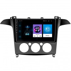 Штатная магнитола 9" Lesko для Ford S-MAX I 2006-2010 1/16Gb/ Wi-Fi Optima Форд