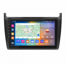 Штатная магнитола Lesko 9" Volkswagen Polo V 2009-2015 4/64Gb CarPlay 4G Wi-Fi GPS Prime (5460-48313)