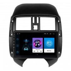 Штатная магнитола Lesko Nissan Versa II Рестайлинг 2014-2019 9" 1/16Gb Wi-Fi GPS Base (11500-64073)