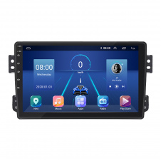 Штатная магнитола Lesko Opel Agila B 2008-2014 9" 4/64Gb 4G Wi-Fi GPS Top (11502-64102)