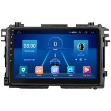 Штатная магнитола Lesko Honda HR-V II Рестайлинг 2018-н.в. 9" 4/32Gb 4G Wi-Fi GPS Top (12007-66996)