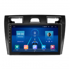 Штатная магнитола Lesko 9" Ford Fiesta Mk5 2002-2008 6/128Gb 4G Wi-Fi GPS Top (9445-43605)