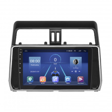 Штатная магнитола Lesko 10" Toyota Land Cruiser Prado 150 Series Рестайлинг 2 2017-2020 4/64Gb 4G GPS Top (9686-49862)