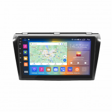 Штатная магнитола Lesko 9" Mazda 3 I BK Рестайлинг 2006-2009 4/64Gb CarPlay 4G Wi-Fi GPS Prime (4001-47774)