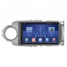 Штатная магнитола Lesko Toyota Yaris III 2010-2014 9" 4/64Gb 4G Wi-Fi GPS Top (10637-55132)