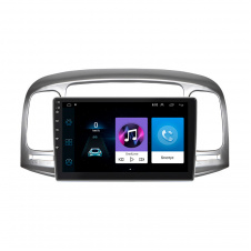 Штатная магнитола Lesko Hyundai Accent III 2006-2011 9" 1/16Gb Wi-Fi GPS Base (10472-54811)