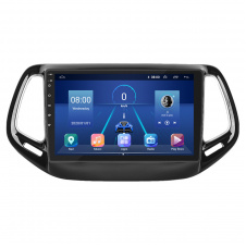 Штатная магнитола Lesko Jeep Compass II 2017-н.в. 10" 6/128Gb 4G Wi-Fi GPS Top (10251-52058)