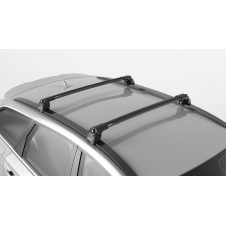 Автобагажник на крышу Turtle AIR 2 Audi Q5 2008-2017 Черный