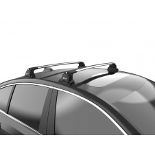 Автобагажник на крышу Turtle AIR3 Premium для BMW 3-series E46 1998-2005 Серый