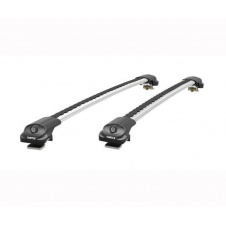 Автобагажник на крышу Turtle AIR 1 Land Rover Discovery 2004-2009 Серый