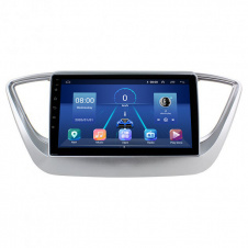 Штатная магнитола Lesko 9" Hyundai Solaris II 2017-2020 4/32Gb 4G Wi-Fi GPS Top (9324-45427)