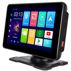 Автомобильный мультимедийный монитор с сенсорным экраном Podofo A3429 Bluetooth FM GPS 7" Black (1127)