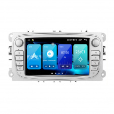 Штатная магнитола TORSSEN NF72 Ford Focus 2/Mondeo/S-Max/Fiesta/Fusion 2/32 Carplay 2007-2011 silver