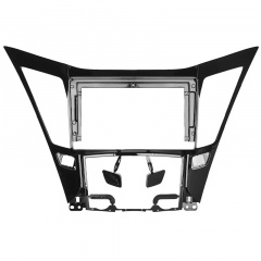 Переходная рамка Lesko HY 107N Hyundai Sonata 2010-2014 г 9" Черный Покровск