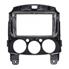 Переходная рамка 9 Lesko Mazda 2 2007-2014 Black Нововолинськ