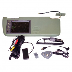 Автомобильный козырек с монитором Huatong X-23 7" экран AV-in Grey (3_03591) Новое