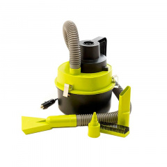 Автомобильный пылесос Vacuum Cleaner Black Wet Dry Auto с насадками Луцьк
