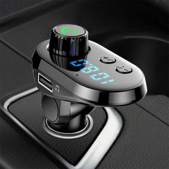 Автомобильный FM трансмиттер No Brand модулятор Q15 Bluetooth MP3 с LCD экраном и зарядным кабелем 3в1 Original GSO 510-044 Полтава