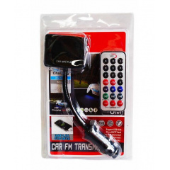 Автомобильный FM-модулятор 856 USB/micro SD от прикуривателя Black (av052-hbr) Кропивницький