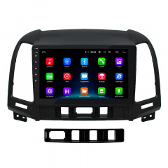 Штатная магнитола Lesko для Hyundai Santa Fe (2009-2012гг.) 9" 2+32Gb Wi-Fi Optima GPS Android Киев