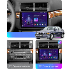 Штатная магнитола Lesko для BMW 3 серии IV (E46) 1998-2003 экран 9" 4/32Gb/ 4G/ Wi-Fi/ CarPlay GPS Premium Лубни