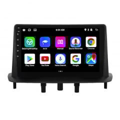 Штатная магнитола Lesko Renault Megane III 2008-2014 9" 4/32Gb/ 4G/ Wi-Fi/ CarPlay Premium GPS (9828-35658) Золотоноша