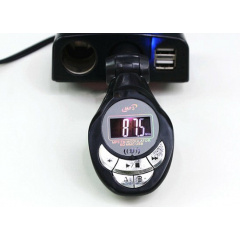 Трансмиттер FM модулятор автомобильный Sertec FM-129 black Фастів