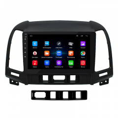 Штатная магнитола Lesko для Hyundai Santa Fe (2009-2012гг.) 9" 1+16Gb Wi-Fi Optima GPS Android Киев