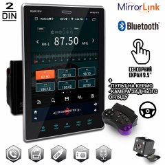 Автомагнитола CML-PLAY 2DIN с большим сенсорным экраном 9.5" и пультом на руль Tesla Style TS091 Bluetooth 16/1Gb Киев