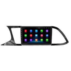 Штатная магнитола Lesko 9" SEAT Leon III Рестайлинг 2016-2020 2/32Gb/ Wi-Fi Optima (9584-38326) Кобыжча