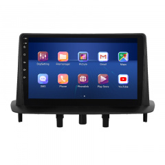 Штатная магнитола Lesko 9" Renault Megane III Рестайлинг 2 2014-2016 6/128Gb 4G Wi-Fi GPS Top (9830-46374) Бородянка