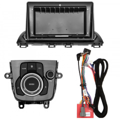 Переходная рамка Lesko Mazda 3 Alexa 2014-2019 9" + подключение с CANBUS (10651-58885) Косів
