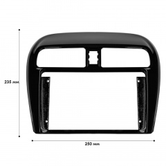 Переходная рамка Lesko 9" Mitsubishi Mirage 2012-2018 (10810-59356) Охтирка