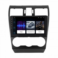 Штатная магнитола Lesko для Subaru Forester IV 2012-2015 экран 9" 1/16 Wi-Fi Optima GPS Android Днепрорудное