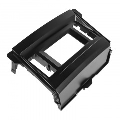 Переходная рамка Lesko 2 DIN Toyota Land Cruiser Prado 2010 Черно-серебристый (9310-37867) Энергодар