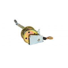 Лебедка барабанная тяговое усилие 454 кг ремень 8 м MASTERTOOL GM (86-8245) Лозовая