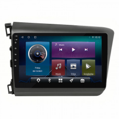 Штатная автомобильная магнитола Lesko 9" Honda Civic (2012-2015 гг) 4+32GB 4G+CarPlay Premium Киев