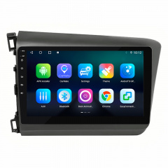 Штатная автомобильная магнитола Lesko 9" Honda Civic (2012-2015 гг) 4+32GB 4G+CarPlay Premium Киев