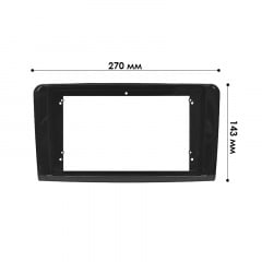 Переходная рамка Lesko для Mercedes-Benz ML W164 2006-2010 гг. (BE 029N) 9" Винница