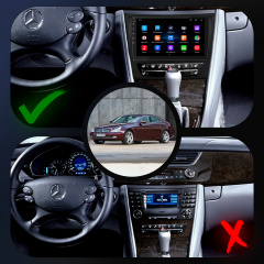 Штатная магнитола Lesko Mercedes-Benz CLS I C219 Рестайлинг 2008-2010 9 1+16Gb Wi-Fi Optima (9612-34702) Ізмаїл