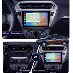 Штатная магнитола Lesko 9" Citroen C-Elysee I Рестайлинг 2016-н.в. 2/32Gb CarPlay 4G Wi-Fi GPS Prime Умань