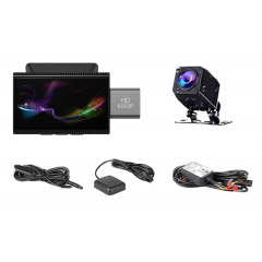 Видеорегистратор Phisung DVR K11 3" Full HD 4G GPS Wi-Fi с двумя камерами 1/8 GB Android 8.1 Black (3_01141) Одесса